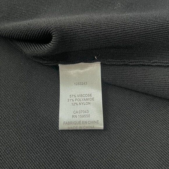 NWOT HOUSE OF HARLOW 1960 BLACK STRETCH KNIT MAXI DRESS - XL - Picture 10 of 11
